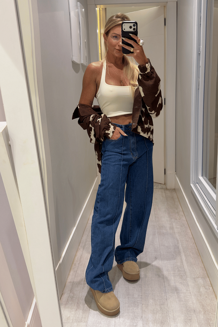 Calça jeans baggy Sinara