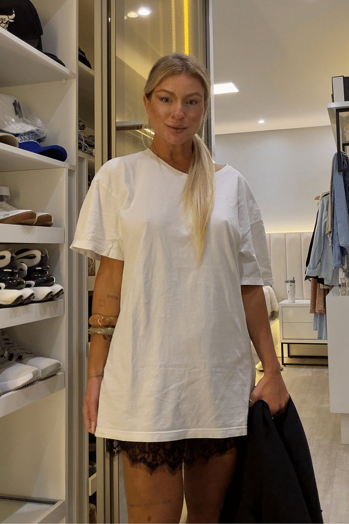 Camiseta alongada básica Sabrina