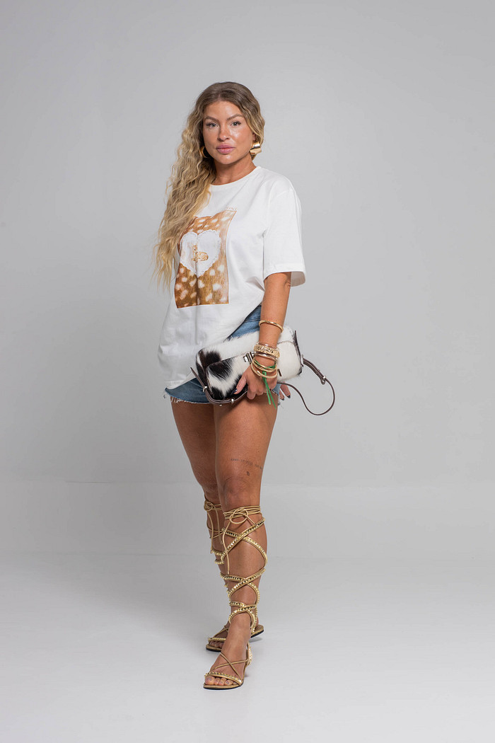 T-shirt animal print Bambi