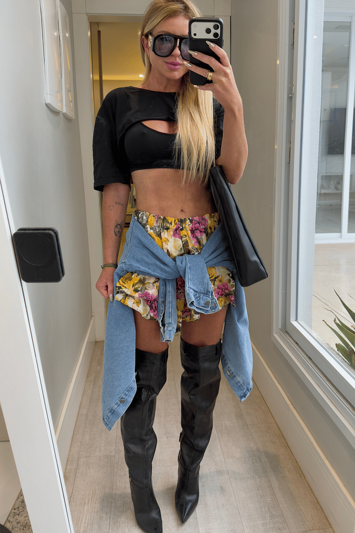 Cropped bolero  básico Sabrina