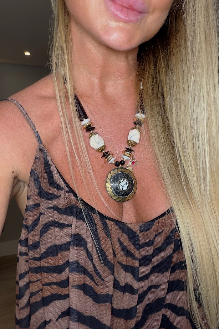 Colar boho chic indiano