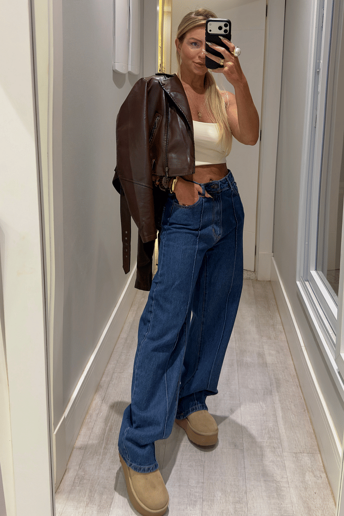 Calça jeans baggy Sinara