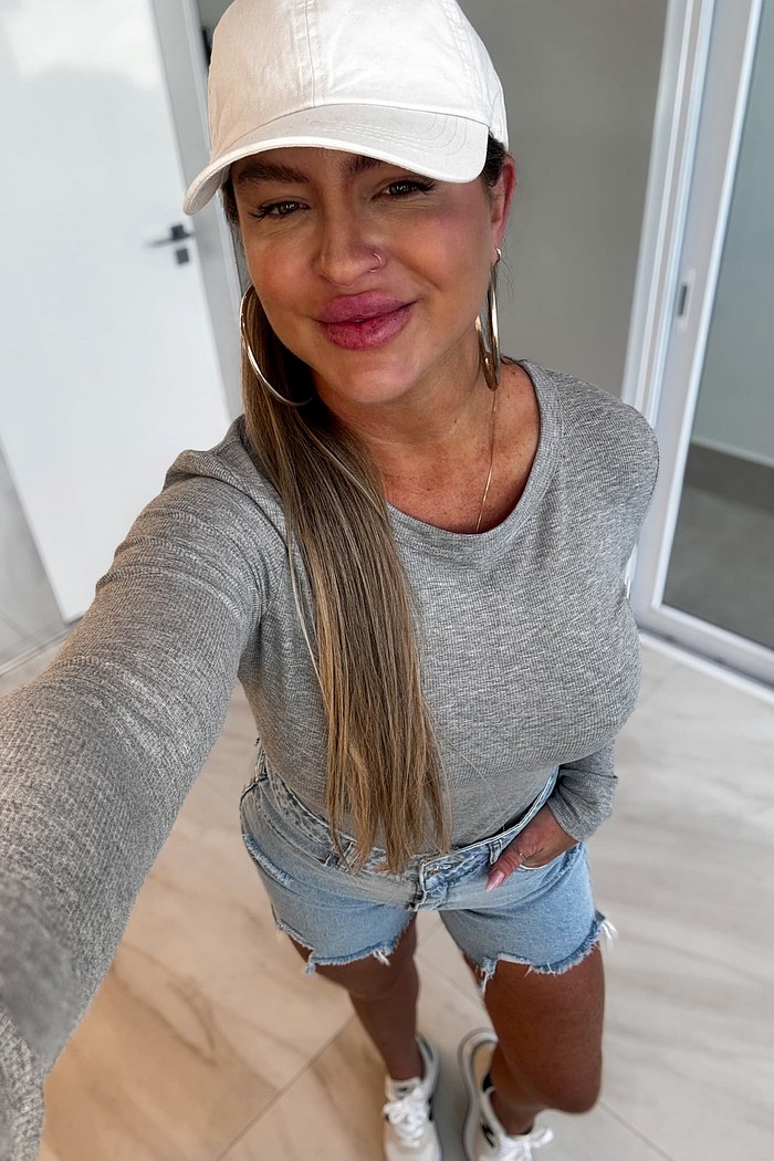 Blusa manga longa em viscose