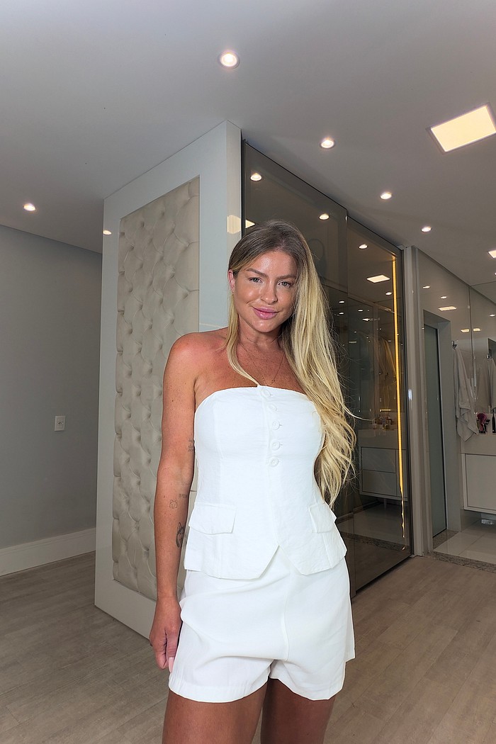 Blusa corset tomara que caia Clara