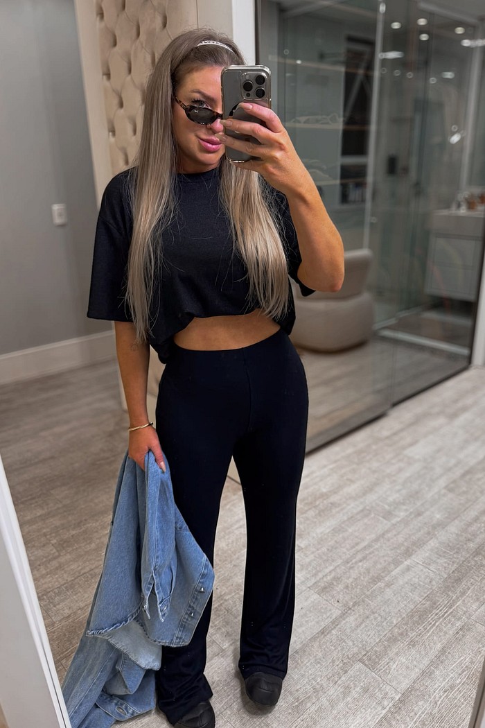 Conjunto calça e camisa Katy