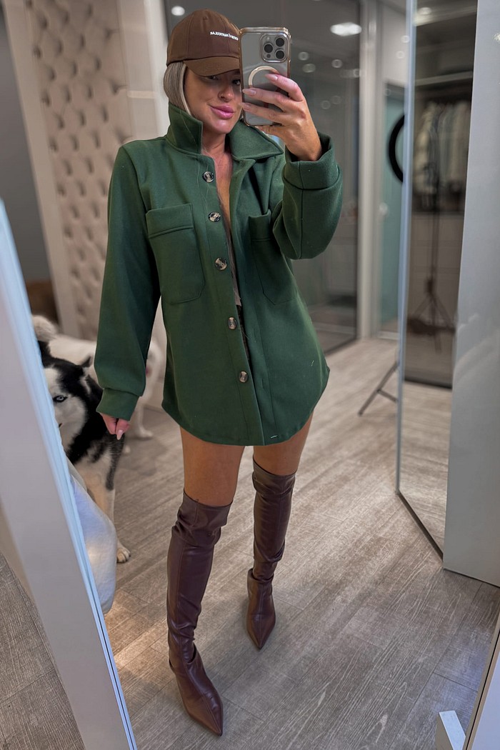 Camisa lã batida Angelina