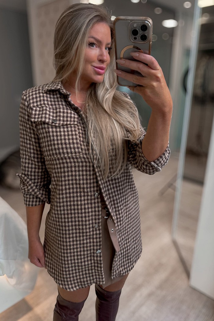 Camisa xadrez em flanela Duda