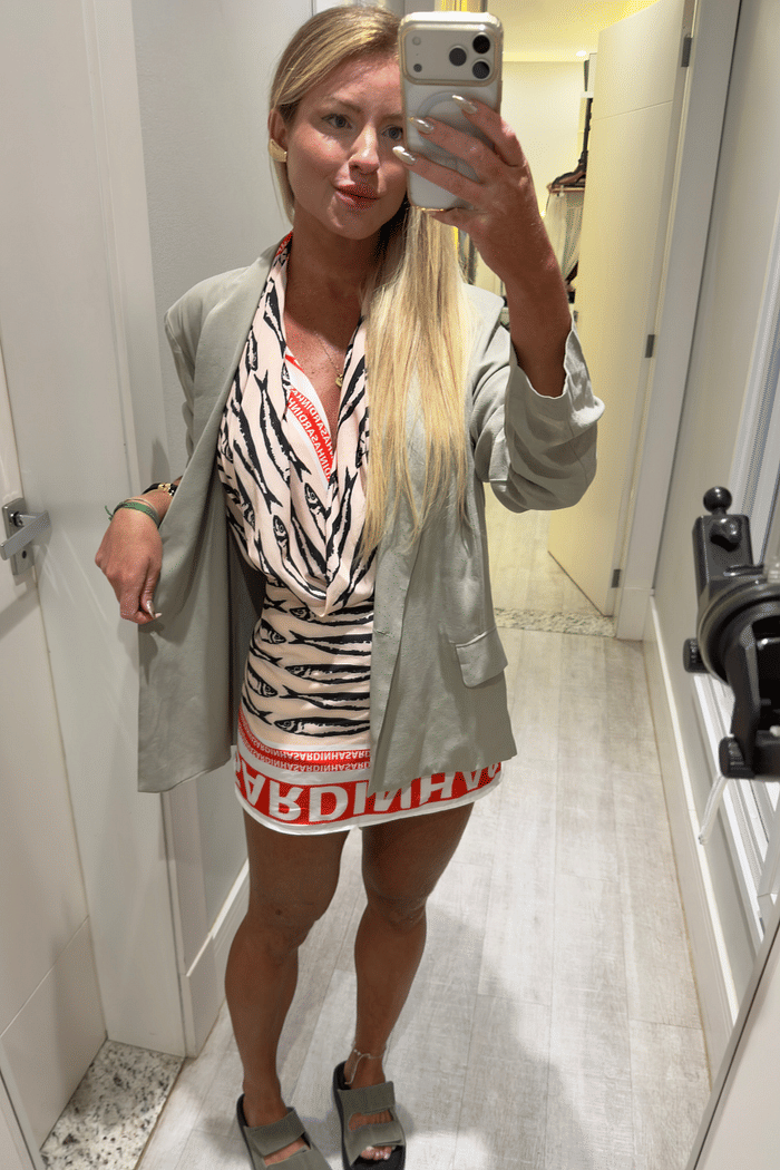 Lenço canga estampado Selene