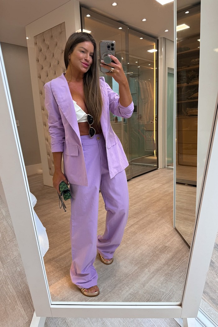 Blazer alfaiataria alongado brenda