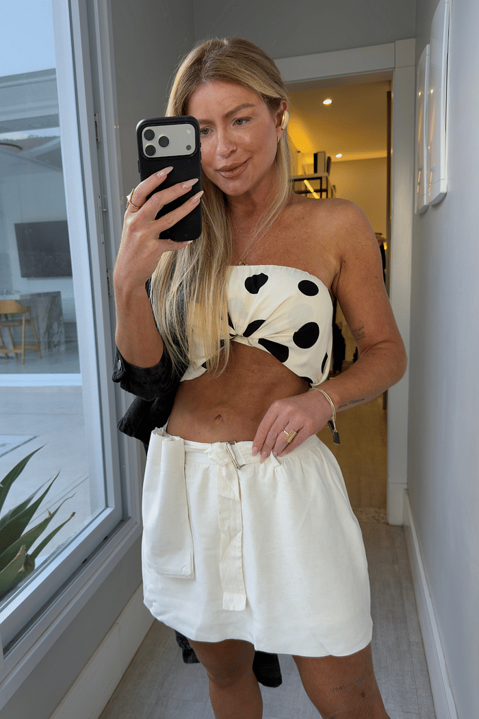 Saia viscolinho com pochete Istambul