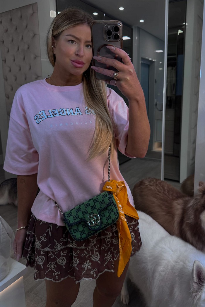 T-shirt  estampa Los Angeles