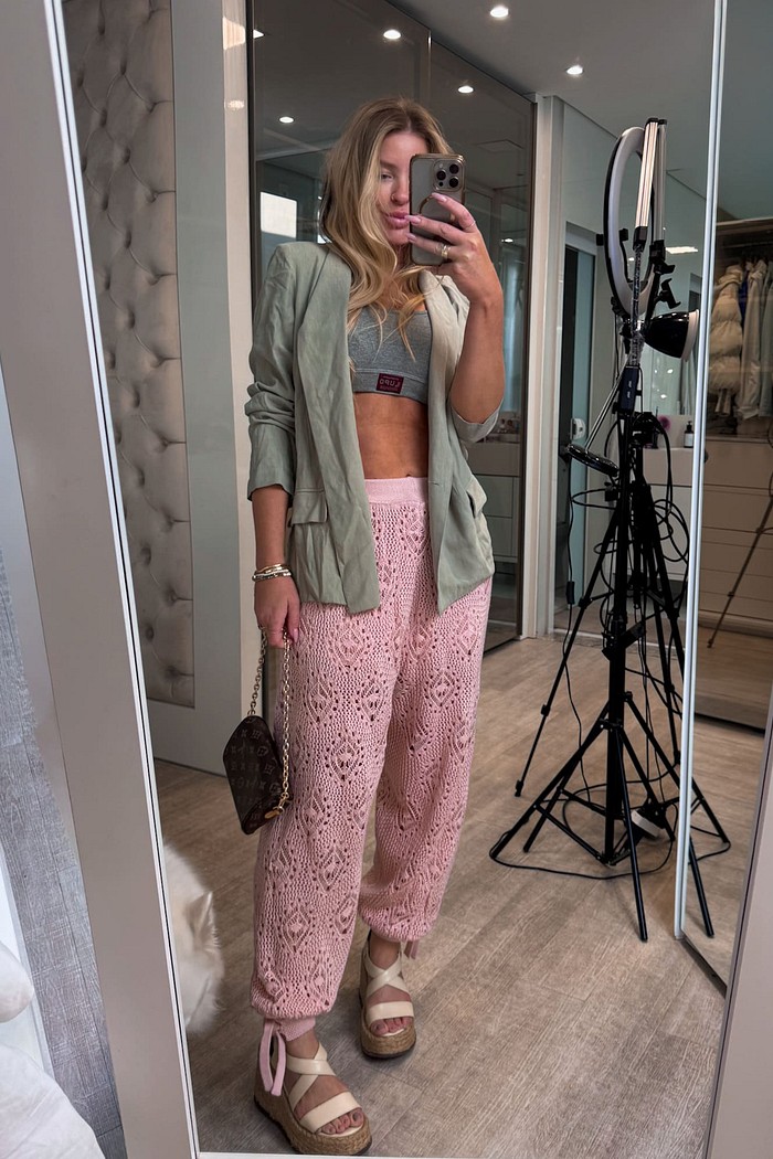 Blazer alfaiataria over Tiffany