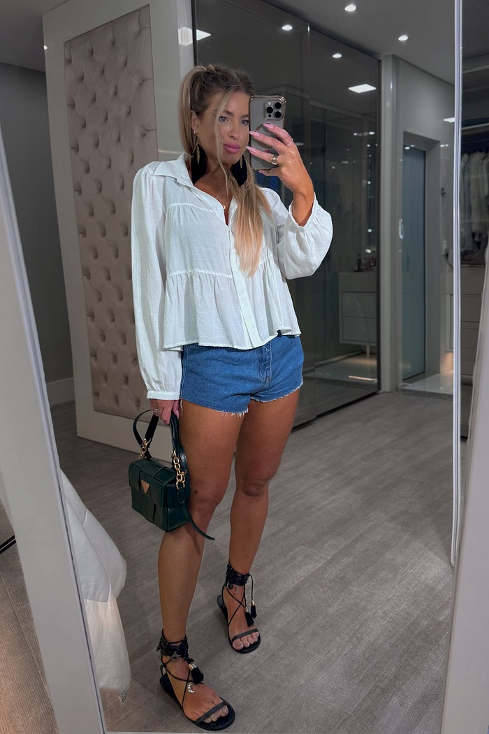 Bata babados Gabriela