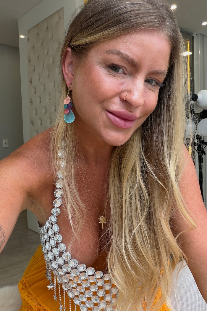 Brinco madrepérola Bicolor