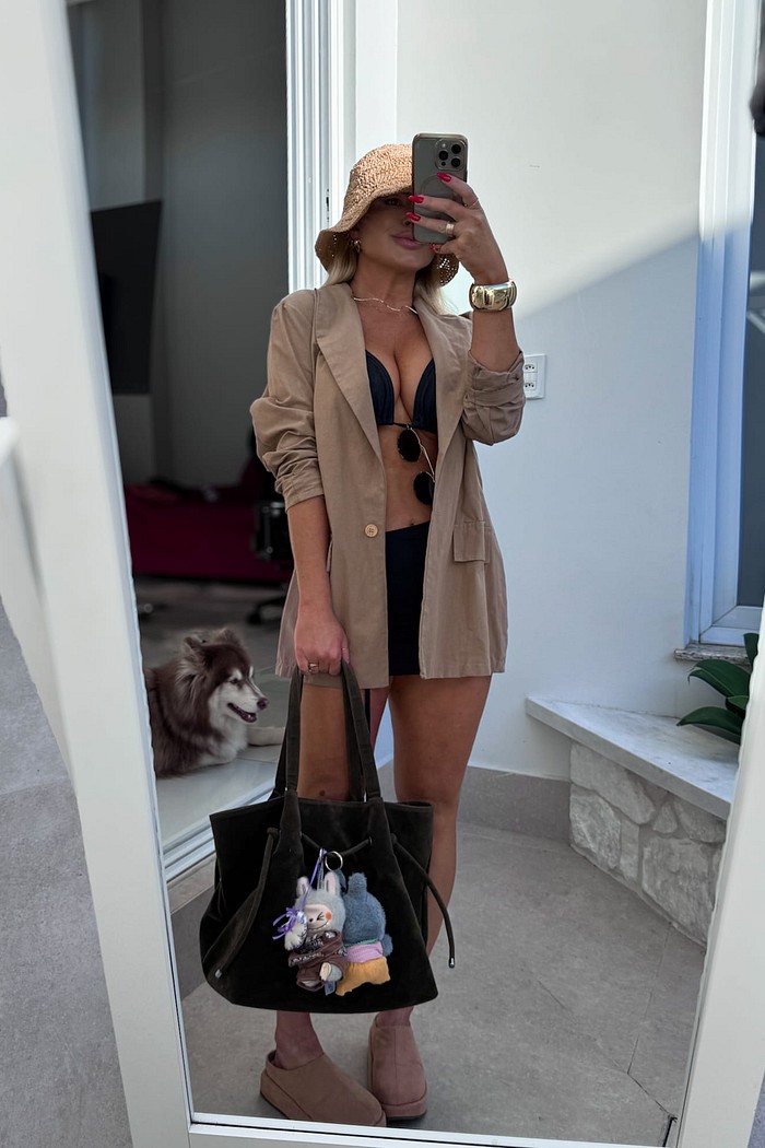 Blazer alfaiataria alongado Mabel