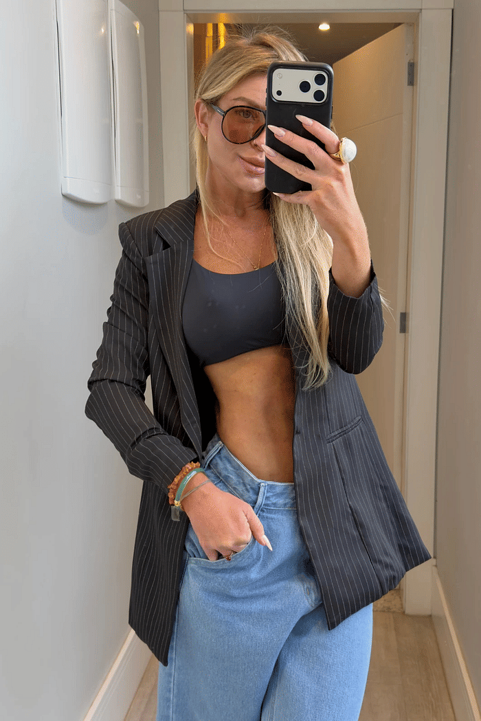 Blazer alfaiataria alongado Bruna