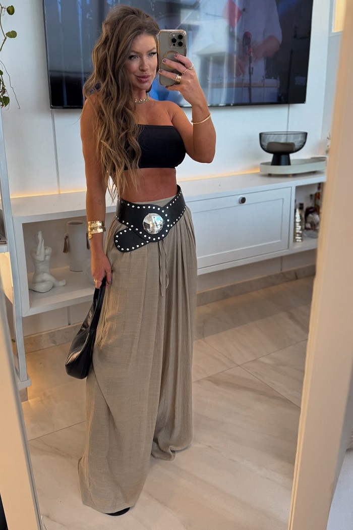 Calça pantalona Everly