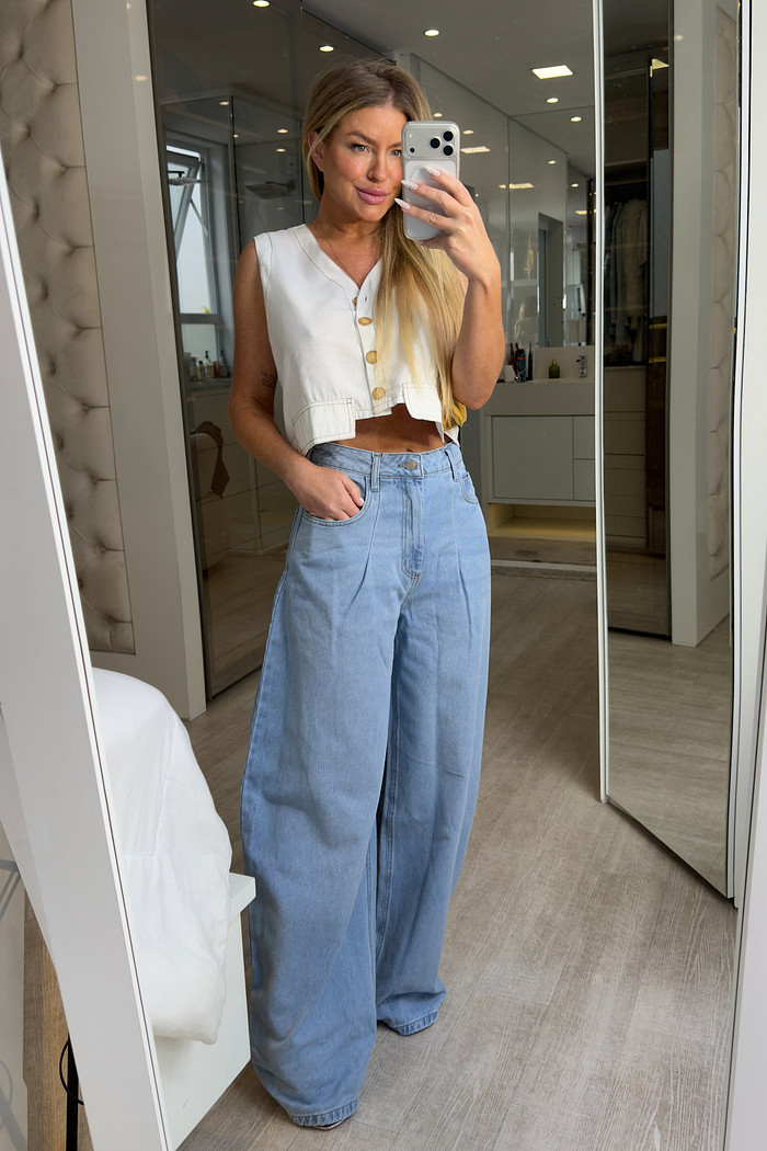 Colete em alfaiataria Cássia