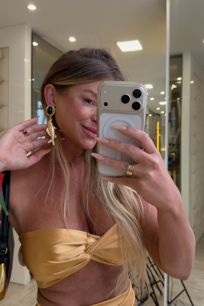 Brinco em formato de Peixe Iracema