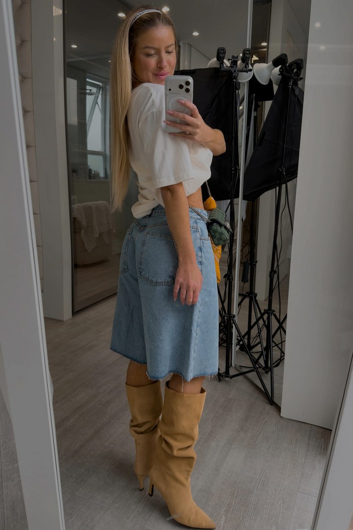 Bermuda Jhorts jeans  pantalona Serena