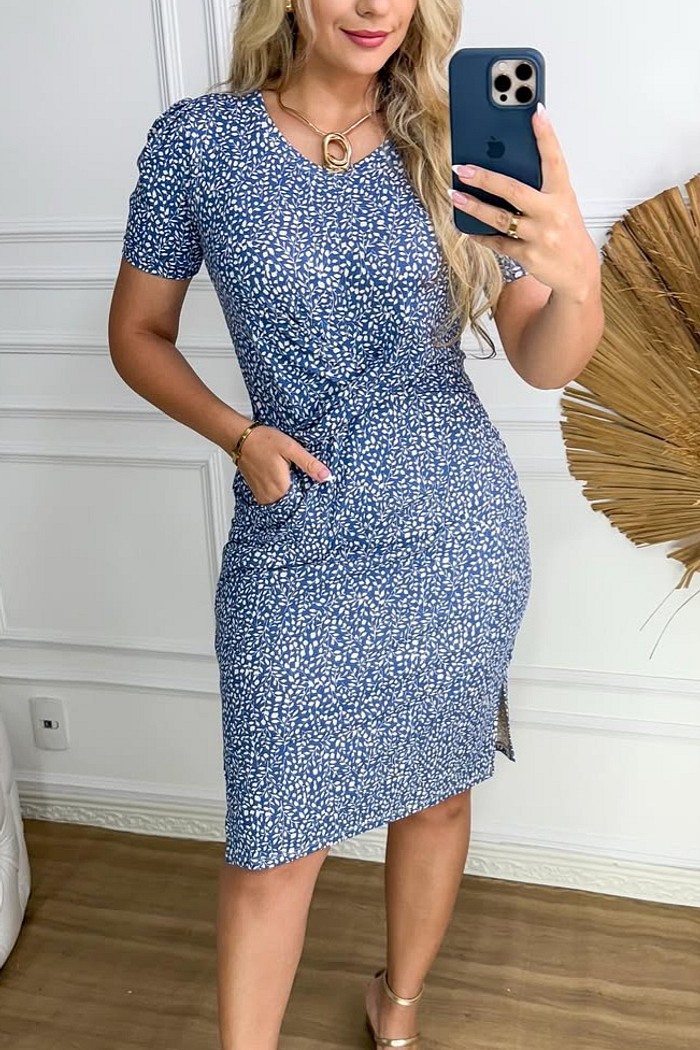 Vestido Viscolycra Com Trançado 8480