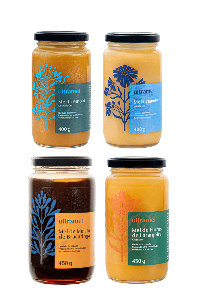 Kit com 4 Méis Especiais