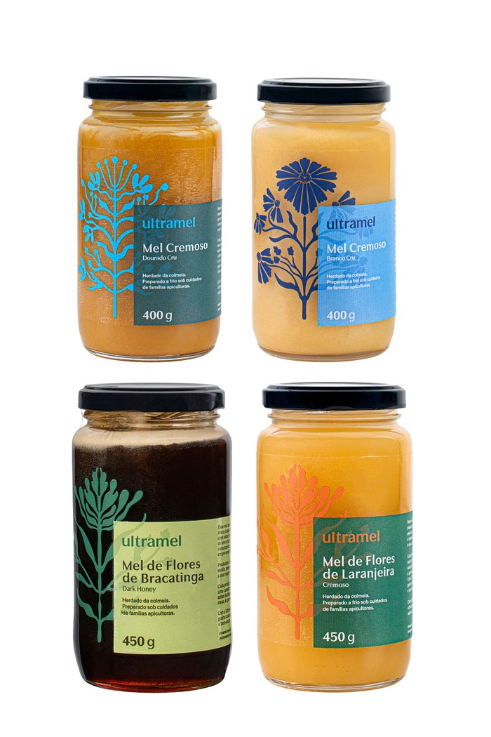 Kit com 4 Méis Especiais