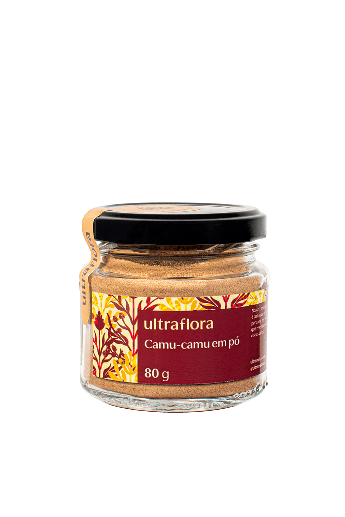 100% Camu Camu Orgânico em Pó - 80g