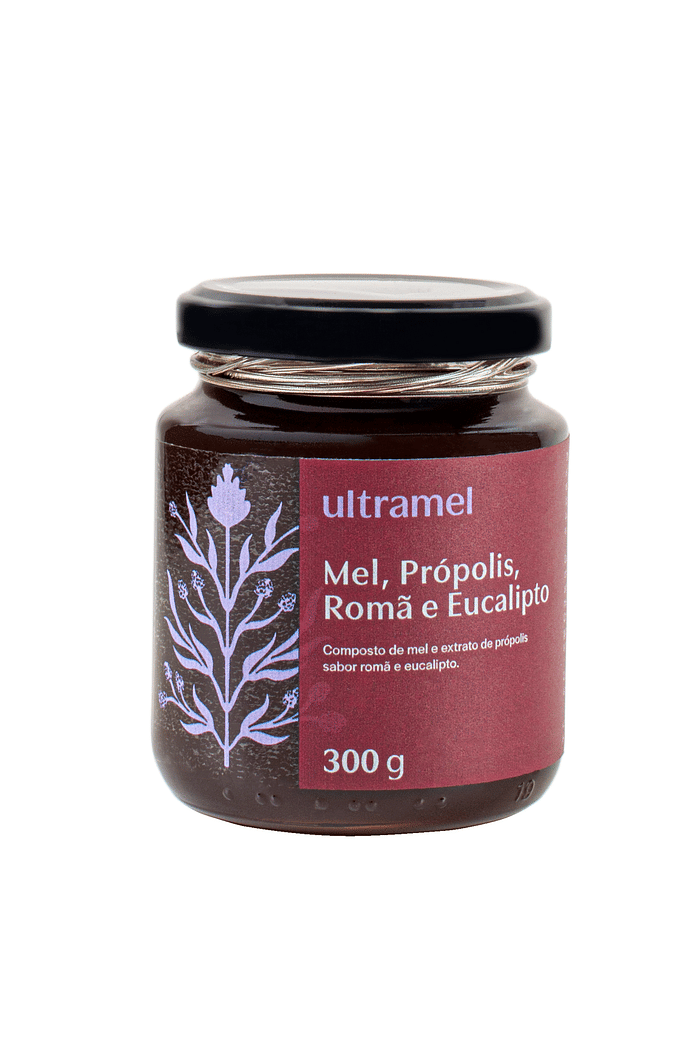 Composto Mel, Própolis, Romã e Eucalipto - 300g