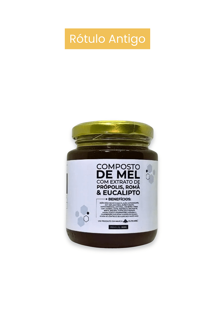 Composto Mel, Própolis, Romã e Eucalipto - 300g