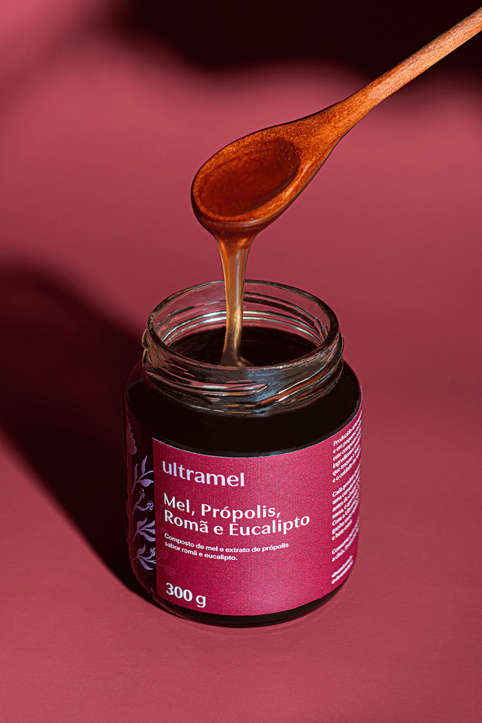 Composto Mel, Própolis, Romã e Eucalipto - 300g