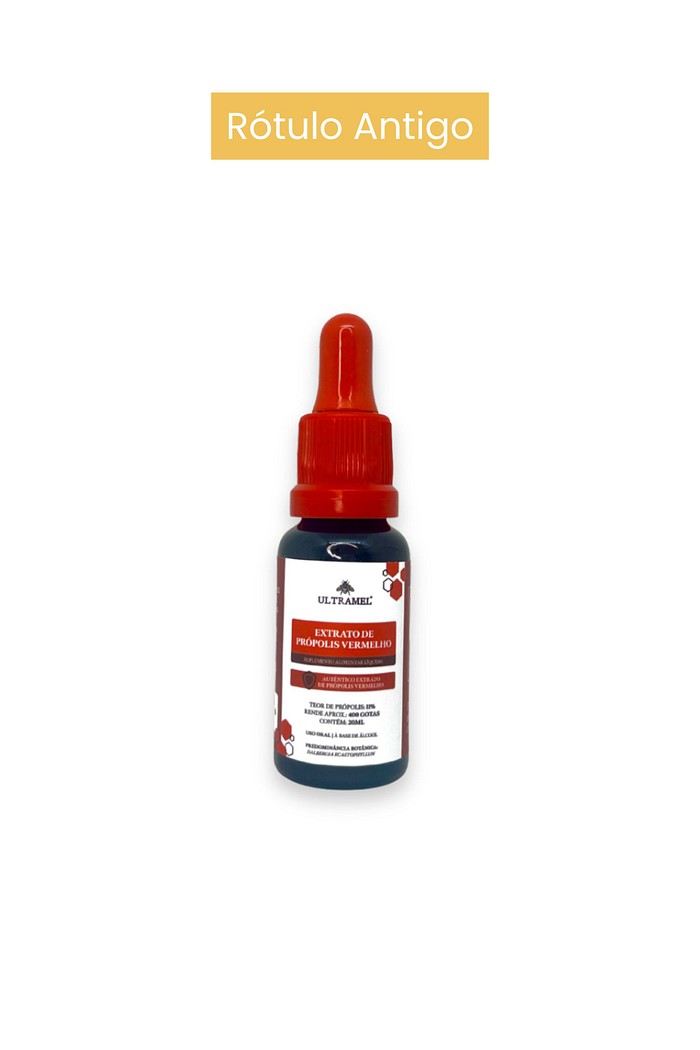 Própolis Vermelho Exótico 11% Base Álcool de Cereais - 20ml