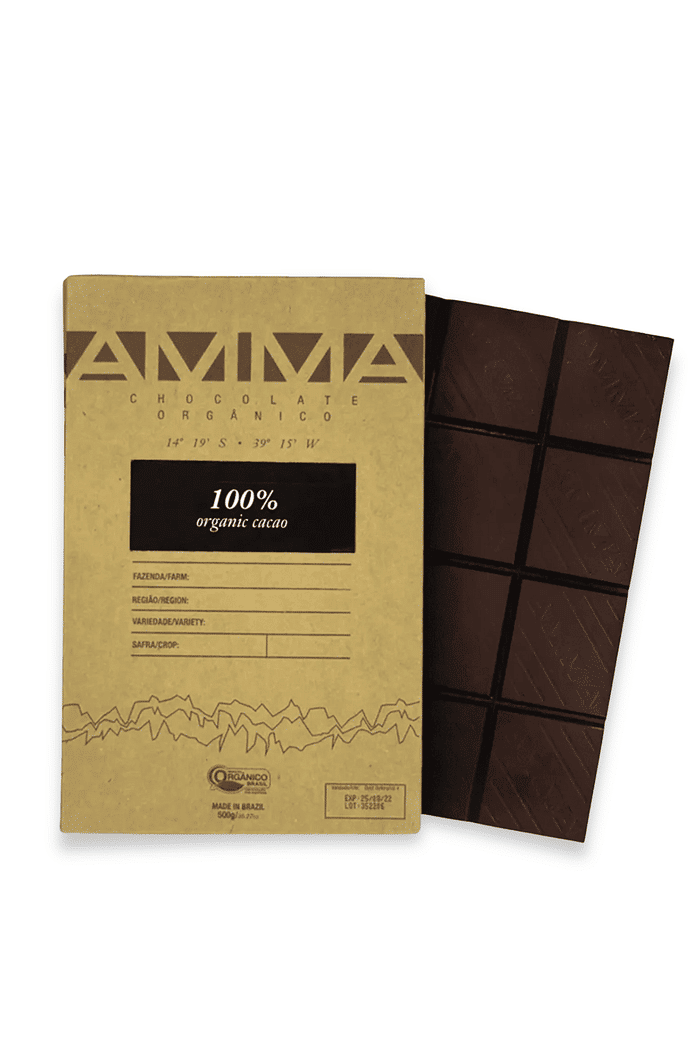 Chocolate Orgânico 100% Cacau AMMA - 500g