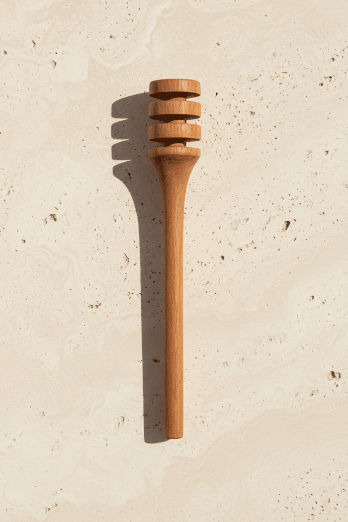 Pegador de Mel em madeira maciça 17cm