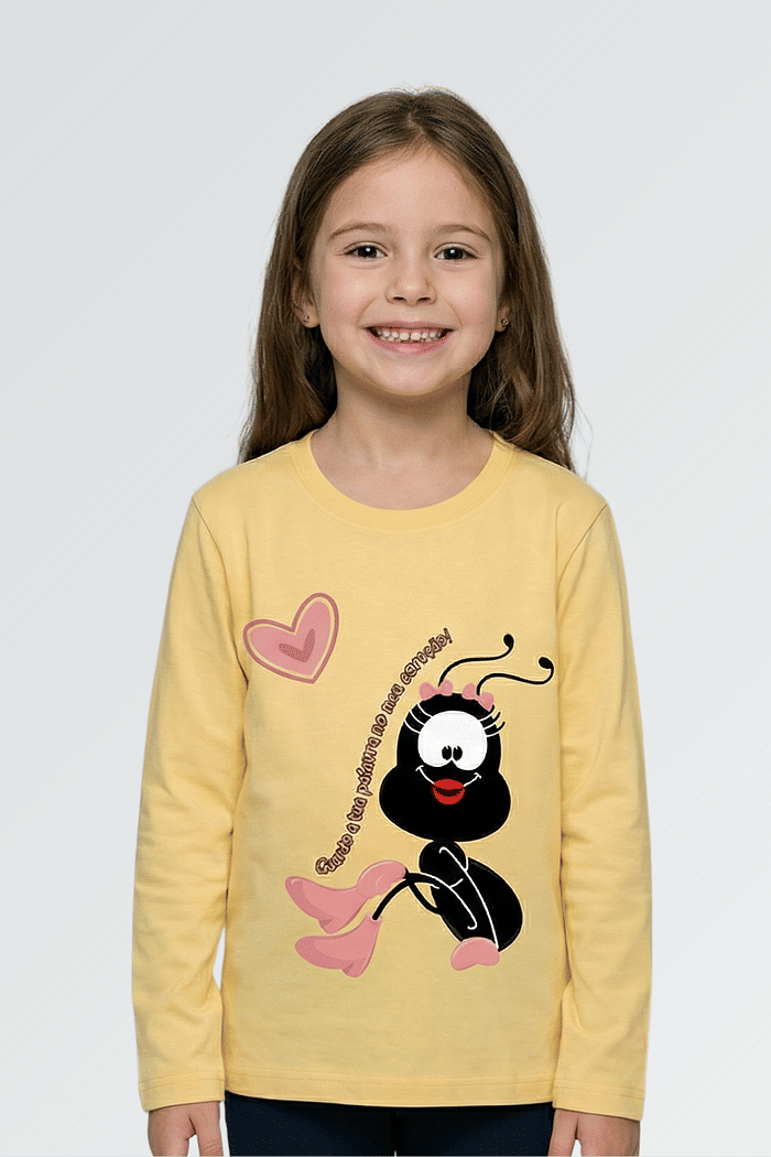 CAMISETA KIDS FANIQUITA MANGA LONGA