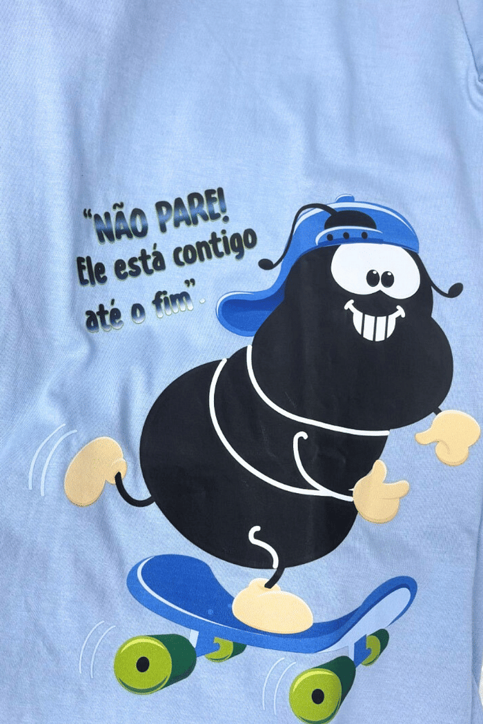 CAMISETA NÃO PARE MANGA CURTA