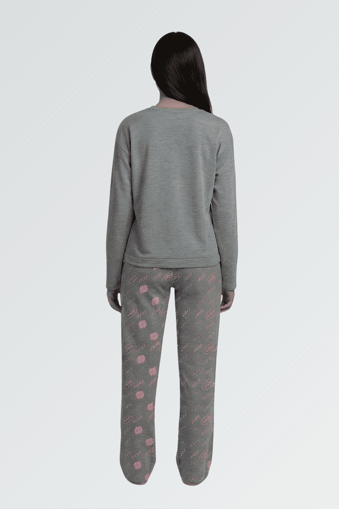 PIJAMA DESCANSO EM TI MANGA CURTA FEMININO