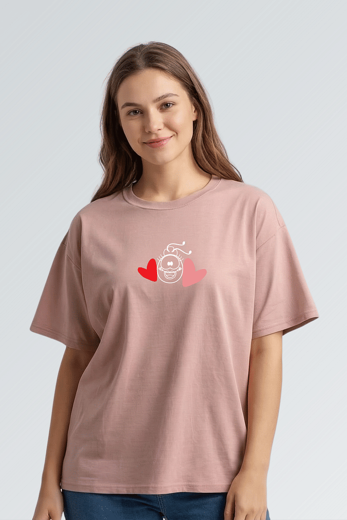 CAMISETA OVER O AMOR DE DEUS FEMININA