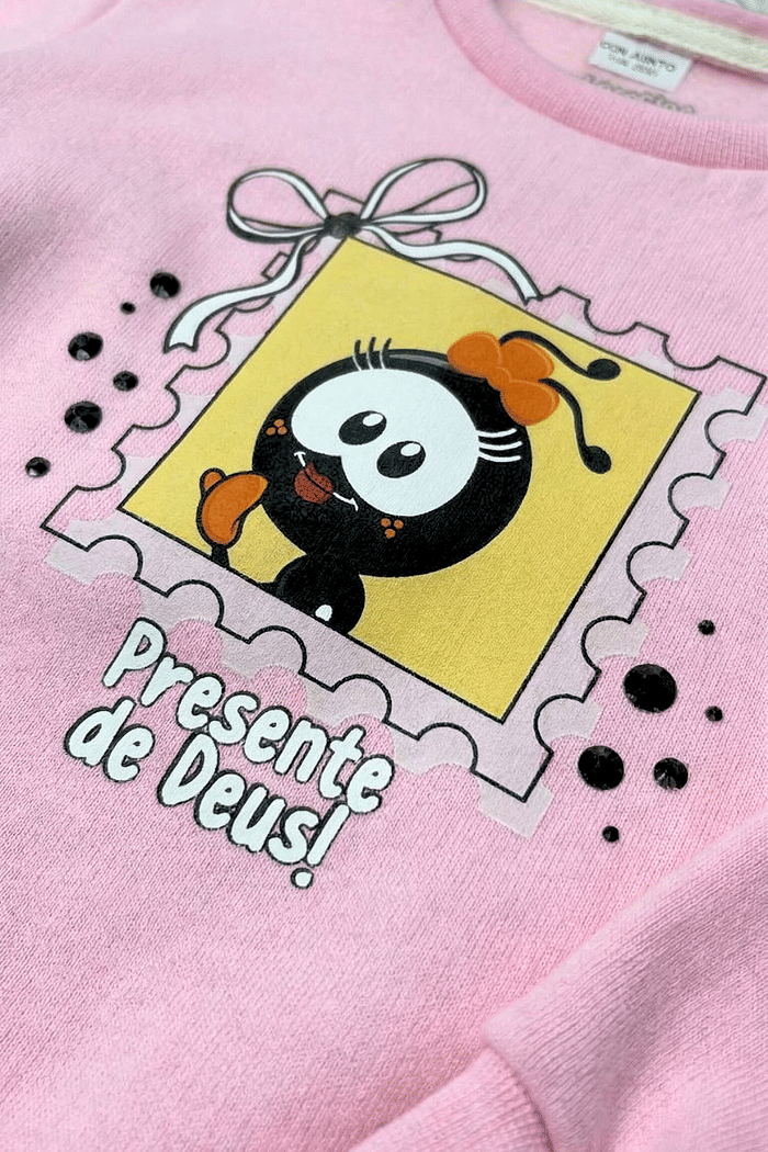 CONJUNTO MOLETOM PRESENTE DE DEUS FEMININO