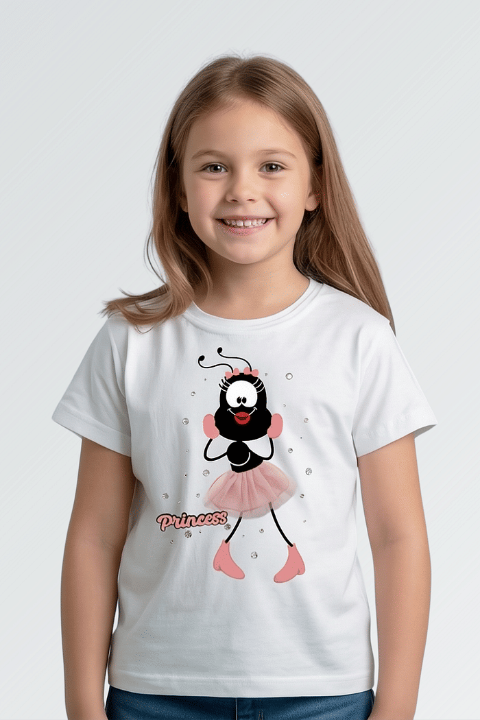 CAMISETA PRINCESS FEMININA MANGA CURTA