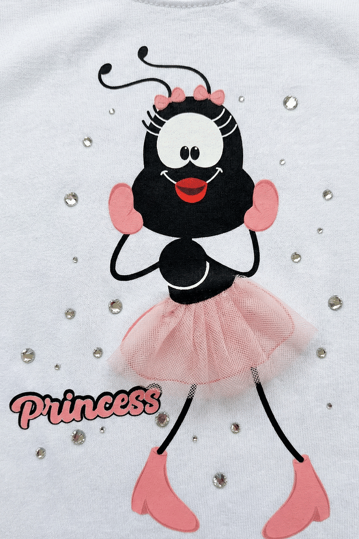 CAMISETA PRINCESS FEMININA MANGA CURTA
