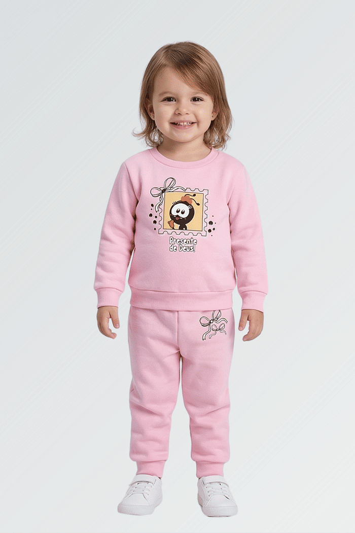 CONJUNTO MOLETOM PRESENTE DE DEUS FEMININO