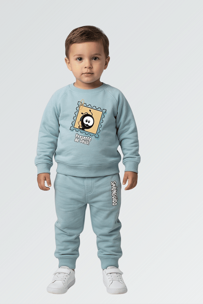 CONJUNTO MOLETOM PRESENTE DE DEUS