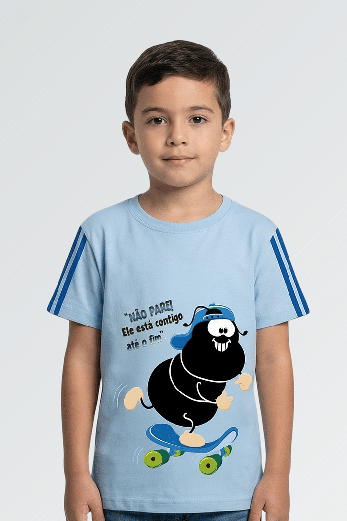 CAMISETA NÃO PARE MANGA CURTA