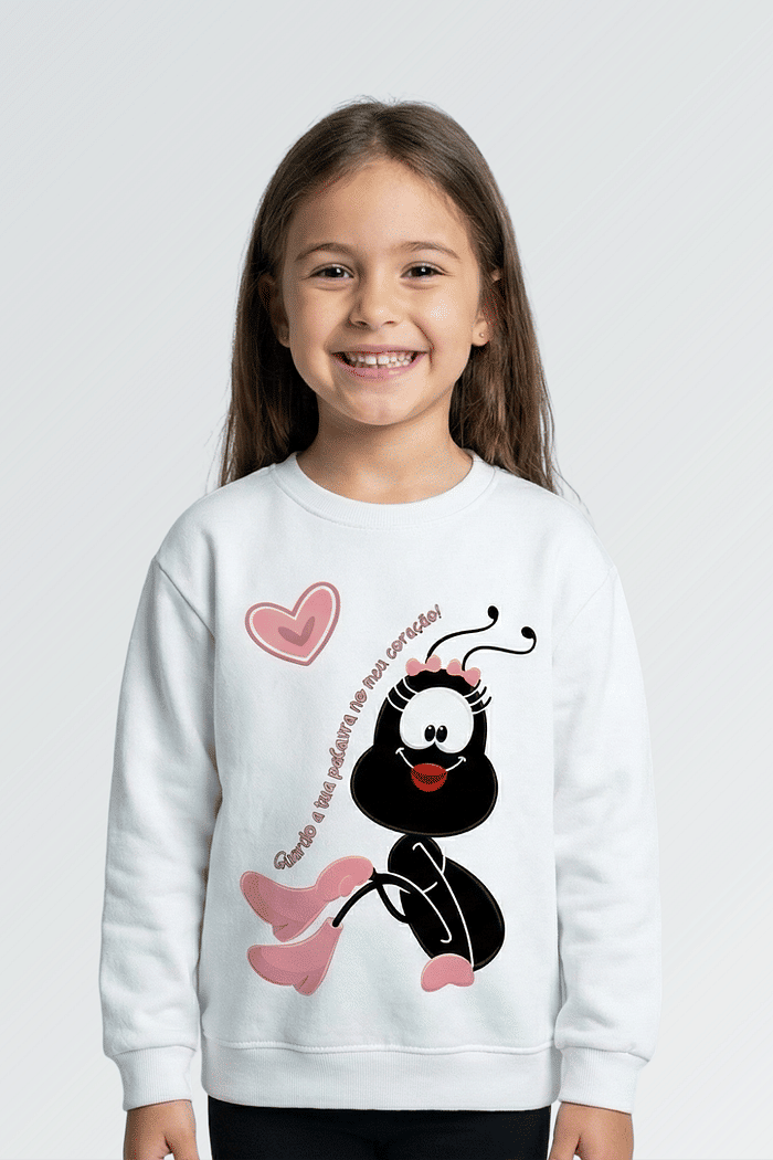 MOLETOM KIDS FANIQUITA MANGA LONGA