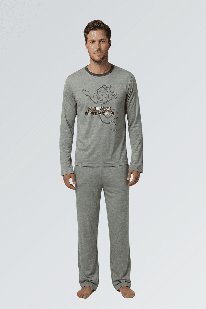 PIJAMA MASCULINO OS SONHOS DE DEUS