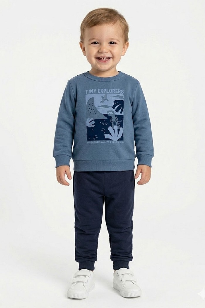 CONJUNTO MASCULINO ELIAN MOLETOM EXPLORERS INFANTIL