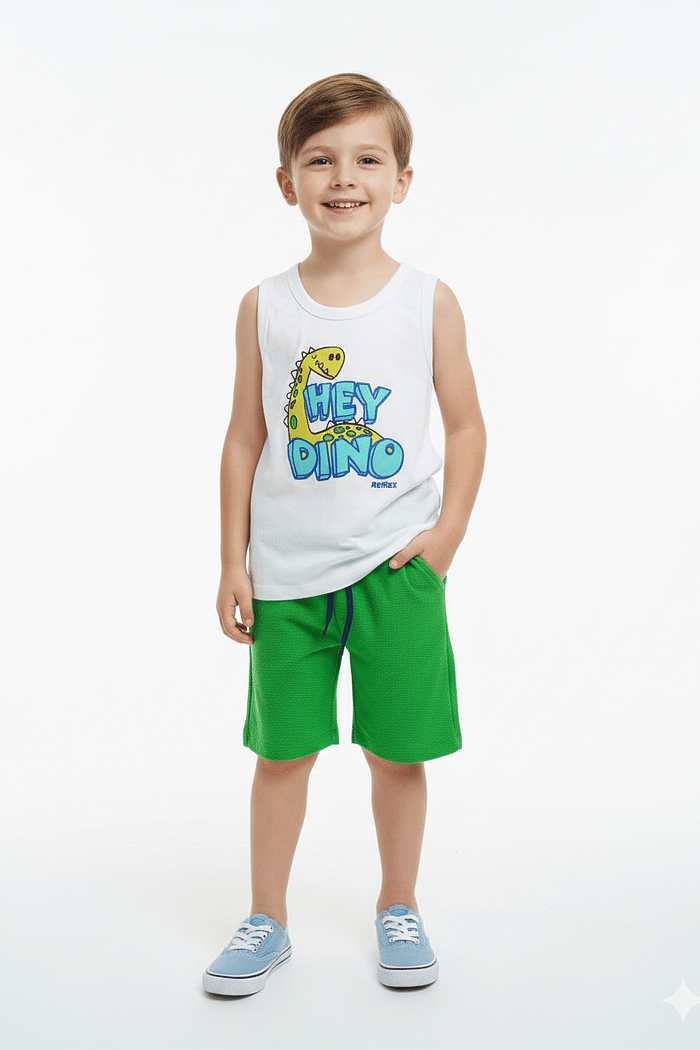 CONJ REIREX MAS REGATA DINO SHORT