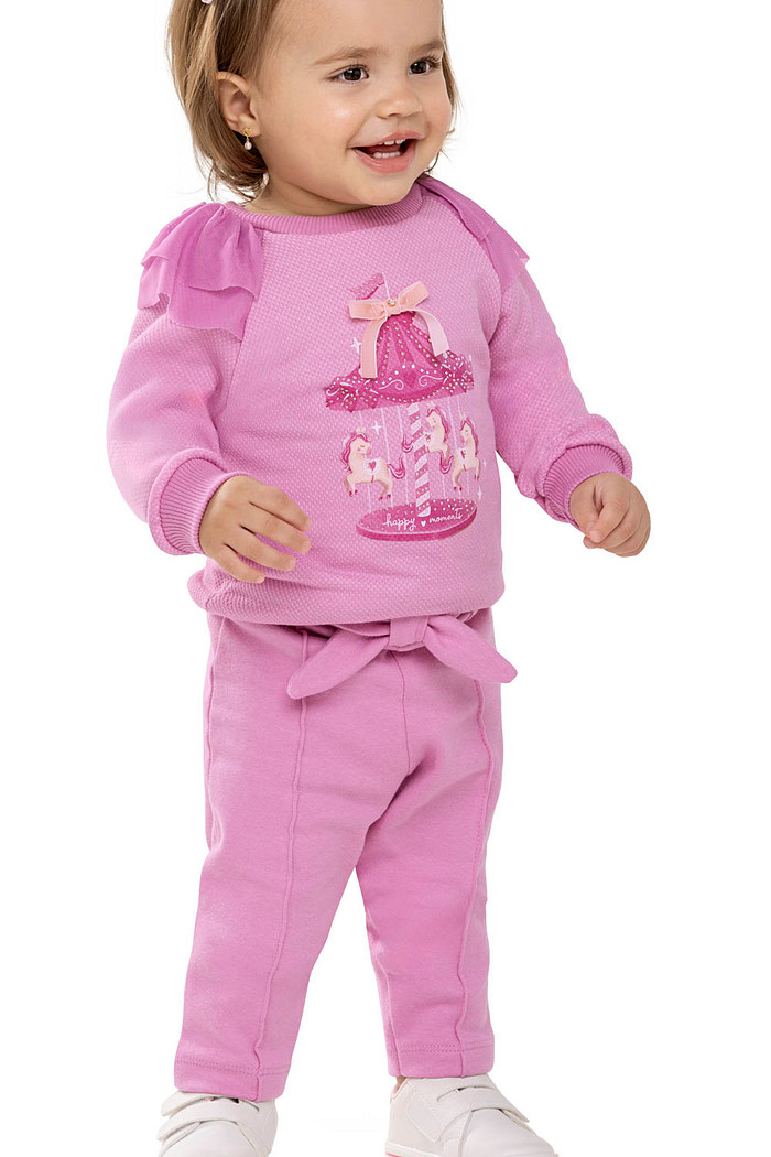 CONJ FEM ANGERO MOLETOM COPANHAGEM E MOLETINHO ALFAIATARIA