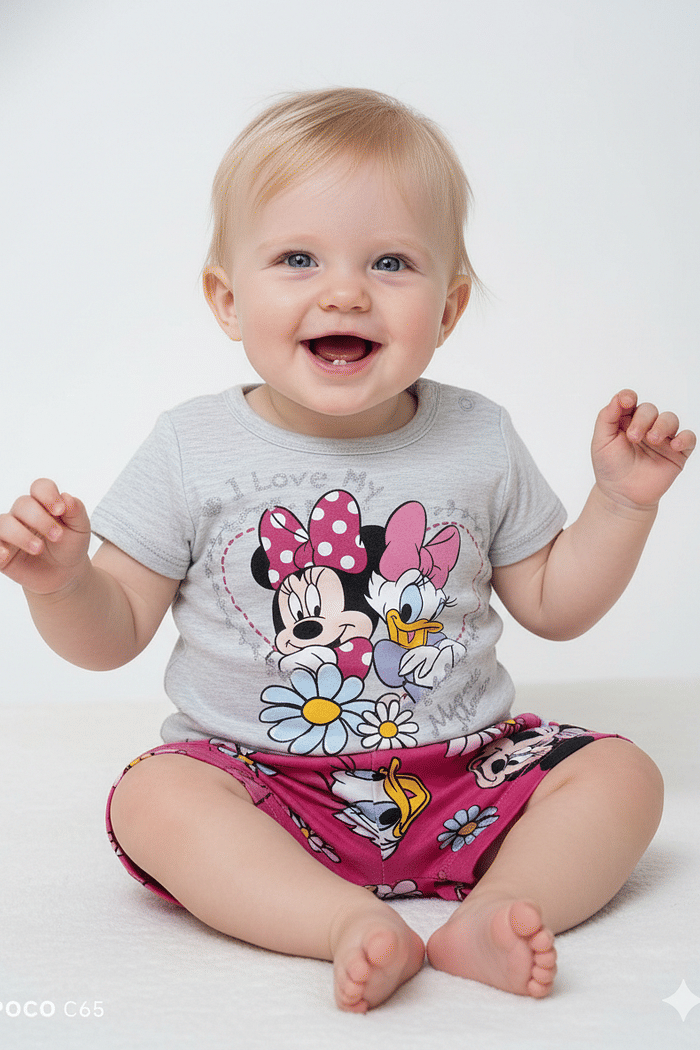 CONJ BRANDILI FEM DISNEY MINNIE E MARGARIDA M